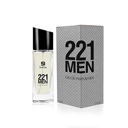 SERONE Eau de Parfum für Herren, 50 ml hochkonzentrierter Duft mit Еssenzen aus Frankreich, Parfüm für Männer (221 MEN) von S1 SER ONE