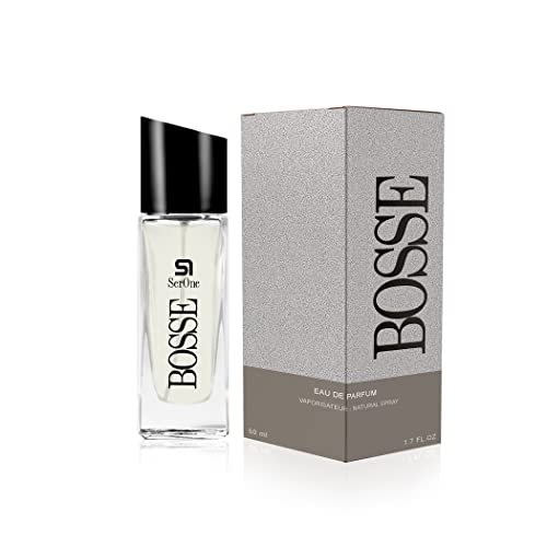 SERONE Eau de Parfum für Herren, 50 ml hochkonzentrierter Duft mit Еssenzen aus Frankreich, Parfüm für Männer (BOSSE) von S1 SER ONE