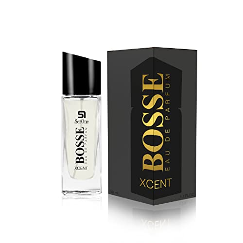 SERONE Eau de Parfum für Herren, 50 ml hochkonzentrierter Duft mit Еssenzen aus Frankreich, Parfüm für Männer (BOSSE XCENT) von S1 SER ONE