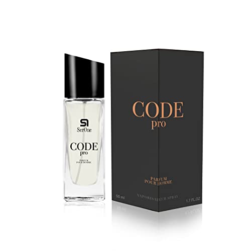 SERONE Eau de Parfum für Herren, 50 ml hochkonzentrierter Duft mit Еssenzen aus Frankreich, Parfüm für Männer (CODE PRO) von S1 SER ONE
