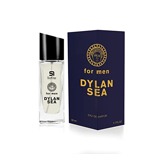 SERONE Eau de Parfum für Herren, 50 ml hochkonzentrierter Duft mit Еssenzen aus Frankreich, Parfüm für Männer (DYLAN SEA) von S1 SER ONE