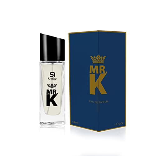 SERONE Eau de Parfum für Herren, 50 ml hochkonzentrierter Duft mit Еssenzen aus Frankreich, Parfüm für Männer (MR. K) von S1 SER ONE