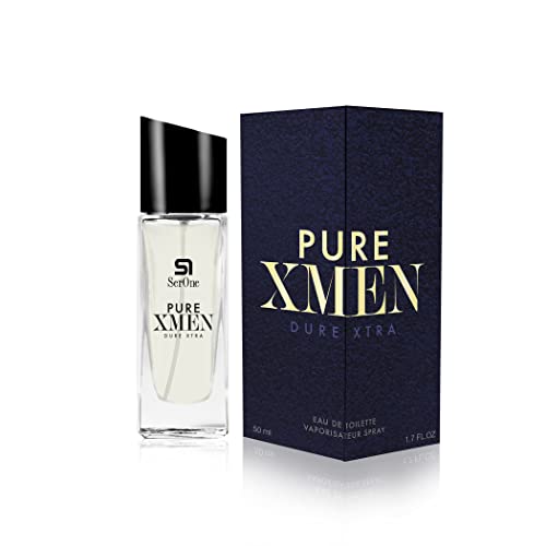 SERONE Eau de Parfum für Herren, 50 ml hochkonzentrierter Duft mit Еssenzen aus Frankreich, Parfüm für Männer (PURE XMEN) von S1 SER ONE