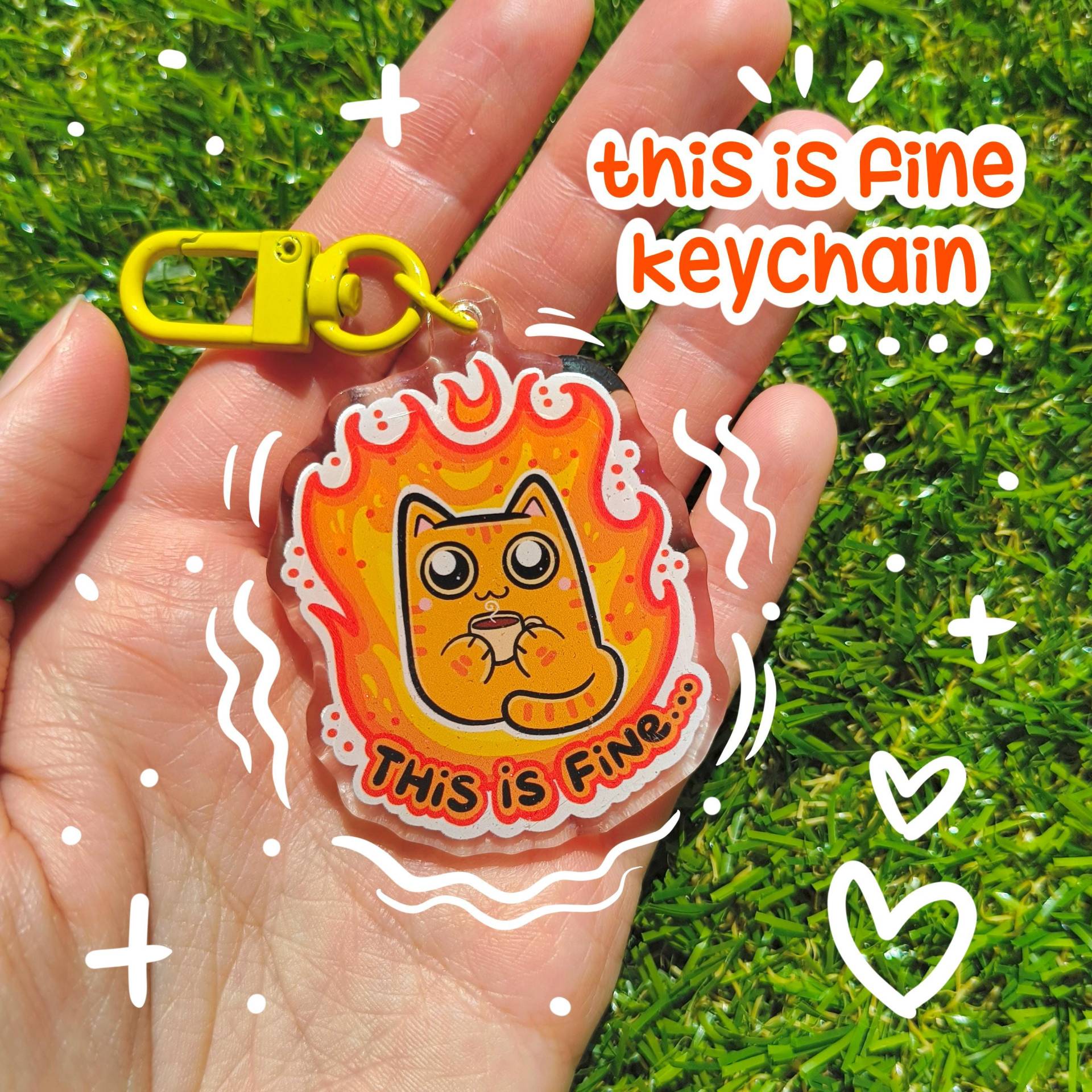 Das Ist Fein Acryl Funkelnden Schlüsselbund | Glitzer Schlüsselanhänger Süßer Katzen Kawaii Kunst Niedliche Meme Katze Das Ist Fein Acryl Funkelnden Schlüsselbund | Glitzer Schlüsselanhänger Süßer Katzen Kawaii Kunst Niedliche Meme Katze von S1MoonKa