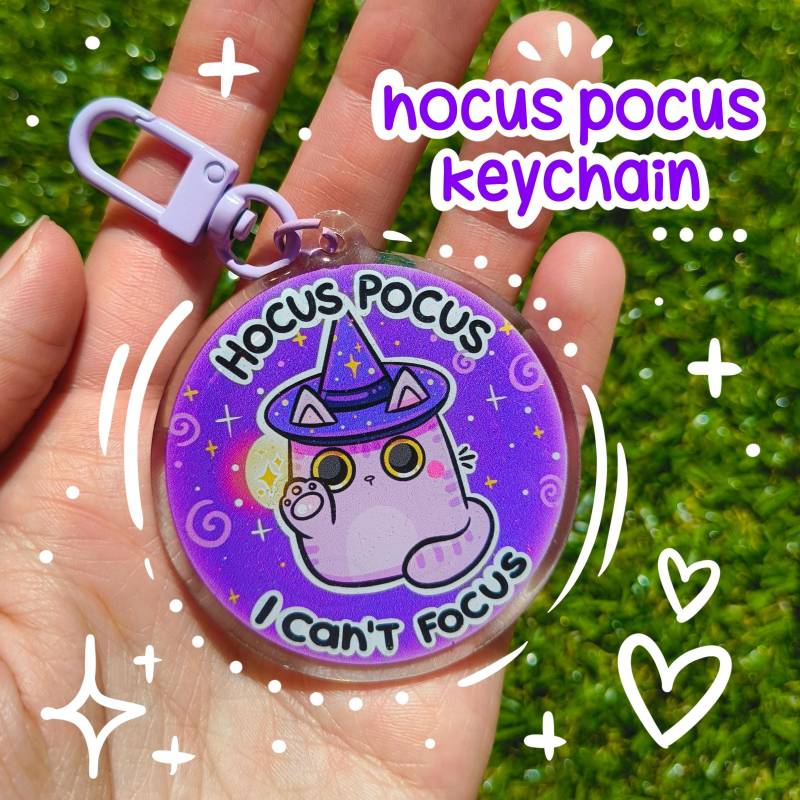 Hokus Pokus Katze Acryl Schlüsselanhänger Glitter Kawaii Art Hokus Pokus Katze Acryl Schlüsselanhänger Glitter Kawaii Art von S1MoonKa