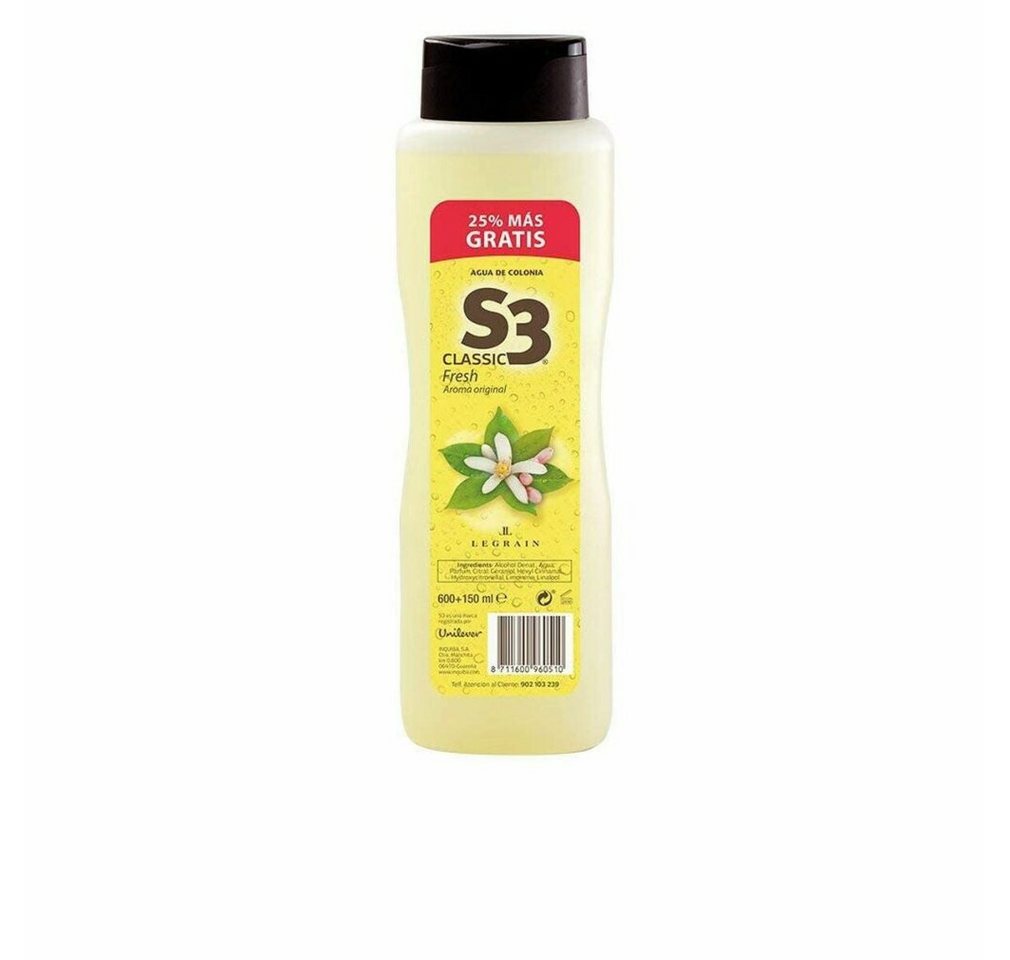 S3 Eau de Cologne S-3 CLASSIC FRESH cologne 25% + 600ml S3 Eau de Cologne S-3 CLASSIC FRESH cologne 25% + 600ml von S3