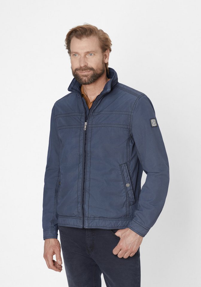 S4 Jackets Blouson MIAMI UP leichte Modern Fit Jacke aus reiner Baumwolle von S4 Jackets