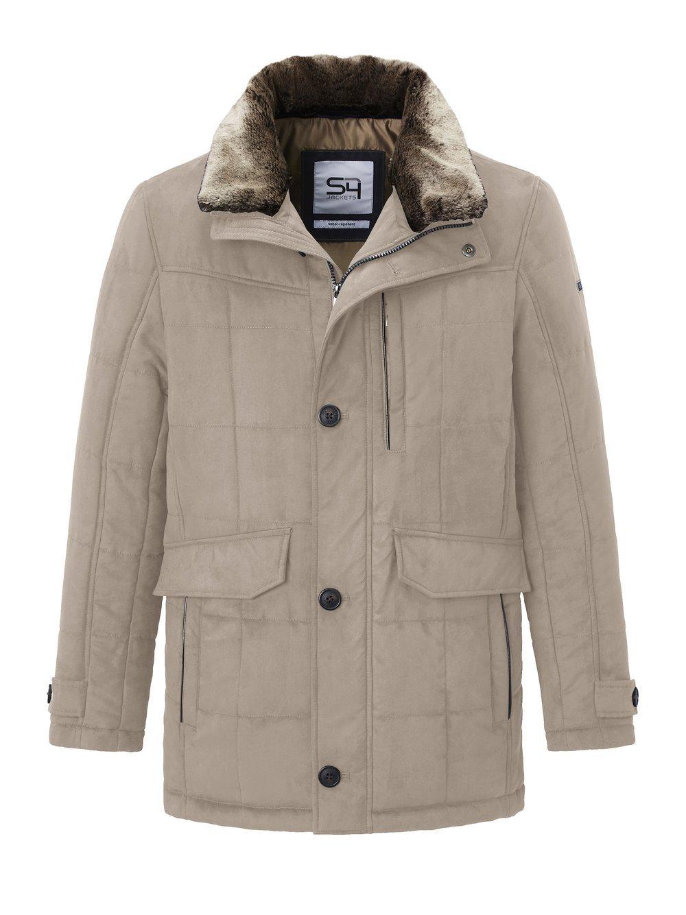 S4 Jackets Velours-Jacke Herren, beige von S4 Jackets