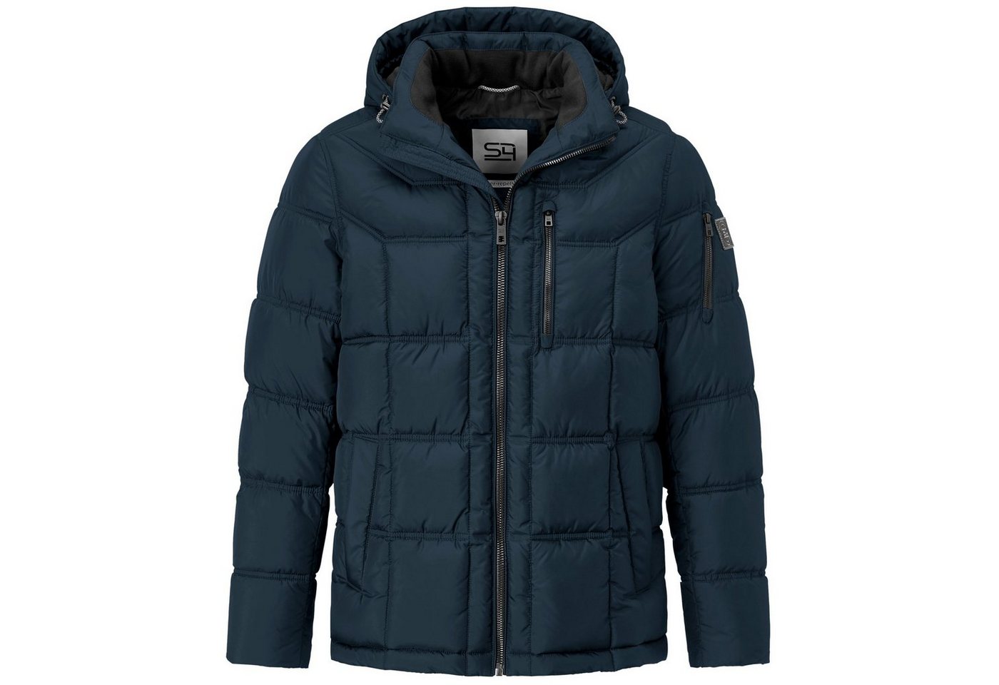 S4 Jackets Winterjacke Große Größen Herren Stepp-Winterjacke navy Atlanta S4 Jackets von S4 Jackets