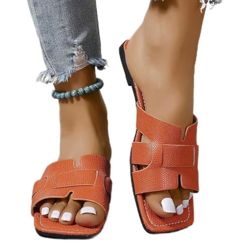 S8DOCFAF Sommer neue frauen hausschuhe mode strand wohnungen 2024 neue casual sandalen kleid hausschuhe für frauen von S8DOCFAF