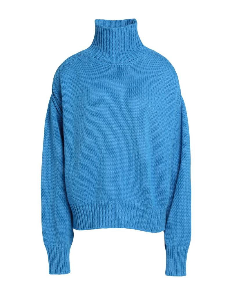 SA SU PHI Rollkragenpullover Damen Azurblau von SA SU PHI