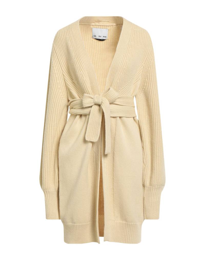 SA SU PHI Strickjacke Damen Pastellgelb von SA SU PHI