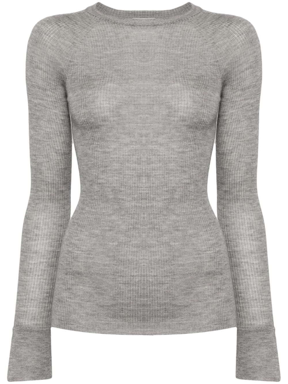 SA SU PHI Gerippter Strickpullover - Grau von SA SU PHI