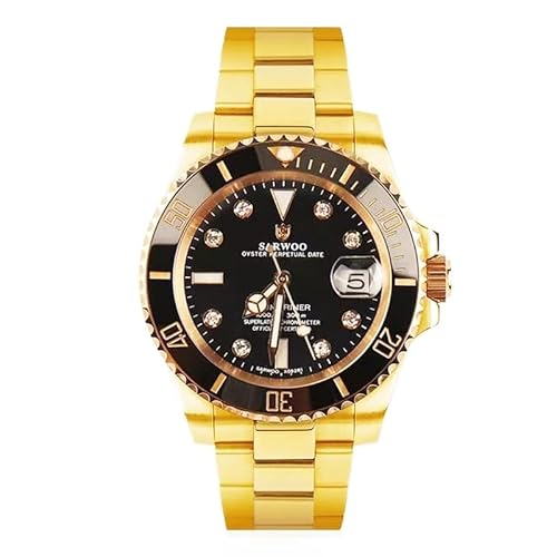 Klassische 8215 Automatische Mechanische Männer Uhren Edelstahl Saphirglas Tauchen Goldene Uhr, V 5, Classic Klassische 8215 Automatische Mechanische Männer Uhren Edelstahl Saphirglas Tauchen Goldene Uhr, V 5, Classic von SAAKO