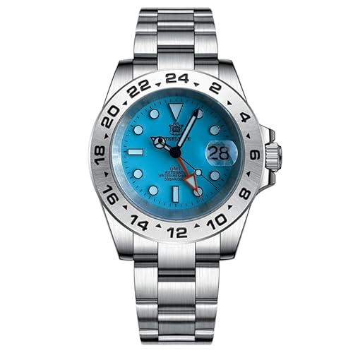 Steeldive SD1992 NH34 Uhrwerk GMT Herrenuhr, 41 mm, blau, leuchtend, 300 m, Saphirglas, V 1, modisch Steeldive SD1992 NH34 Uhrwerk GMT Herrenuhr, 41 mm, blau, leuchtend, 300 m, Saphirglas, V 1, modisch von SAAKO