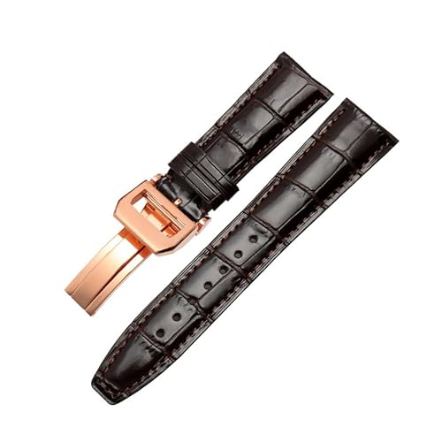 SAAWEE 22mm Rindsleder Uhrenarmband Faltschlie?e Schlie?e Leder Armband Geeignet für IWC PORTUGIESER Serie Uhr Herren Uhr Zubeh?r, 22 mm, Achat von SAAWEE