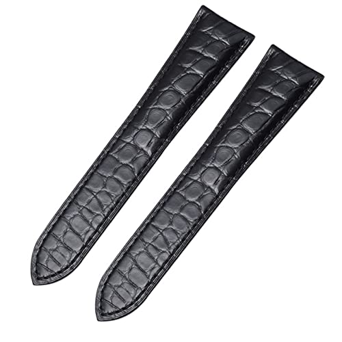 SAAWEE Alligator Echtleder Uhrenarmband für Cartier Solo Tank London Calibo Leder Uhrenarmband Herren und Damen 16mm 18mm 20mm 22mm(F,25mm) von SAAWEE