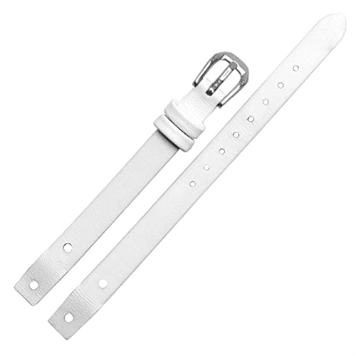 SAAWEE Echtes Leder-Überwachungsprotokoll für OSSIL ES4340 ES4119 ES4000 Uhrbänder mit Schrauben, 8 mm, rot, schwarz, weiß, weißes Armband, 10mm gold clasp, Achat SAAWEE Echtes Leder-Überwachungsprotokoll für OSSIL ES4340 ES4119 ES4000 Uhrbänder mit Schrauben, 8 mm, rot, schwarz, weiß, weißes Armband, 10mm gold clasp, Achat von SAAWEE