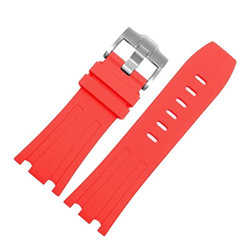 SAAWEE Für AP 15703 Watchband Rubber Watchstrap 28 mm wasserdicht, verdeckt und verschleißfest, 28mm, Achat von SAAWEE