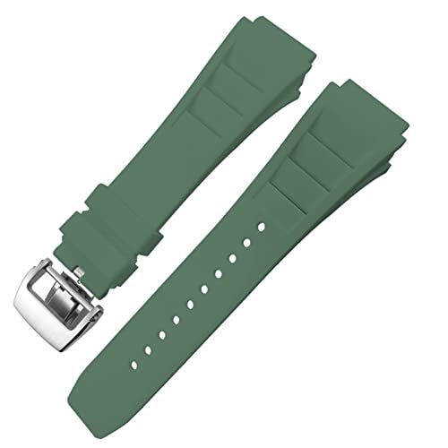 SAAWEE Gummi-Uhrenarmband 20 mm 25 mm für Richard Federsteg Silikon Mille Sport Uhrenarmband weich wasserdicht Armband, 20 mm, Achat von SAAWEE