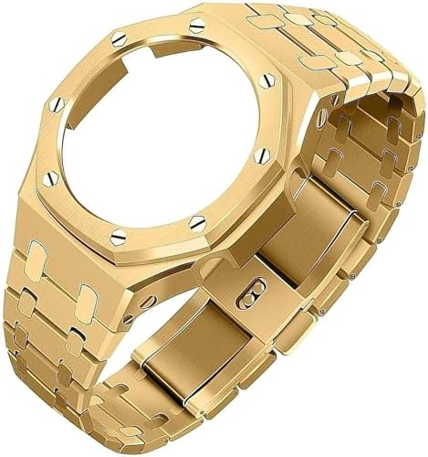 SAAWEE Metall-Uhrenarmbandgehäuse für GA2100/GA-2110, Ersatz-Set, Edelstahl-Uhrenarmband-Lünette, Zubehör für Herren und Damen, GA2100/GA-2110 Uhren, Einheitsgröße, Achat von SAAWEE