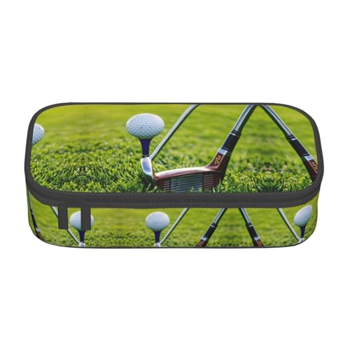 SABFWF Vielseitiges Federmäppchen mit Golfplatz-Druck, großes Fassungsvermögen, Organizer, Federmäppchen, Bürogebrauch, Federmäppchen, Schwarz , Einheitsgröße, Schlüsseletui SABFWF Vielseitiges Federmäppchen mit Golfplatz-Druck, großes Fassungsvermögen, Organizer, Federmäppchen, Bürogebrauch, Federmäppchen, Schwarz , Einheitsgröße, Schlüsseletui von SABFWF