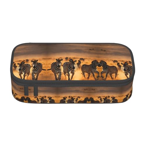 SABFWF Vielseitiges Federmäppchen mit Zebra-Tiermuster, großes Fassungsvermögen, Organizer, Federmäppchen, Bürogebrauch, Federmäppchen, Schwarz , Einheitsgröße, Schlüsseletui SABFWF Vielseitiges Federmäppchen mit Zebra-Tiermuster, großes Fassungsvermögen, Organizer, Federmäppchen, Bürogebrauch, Federmäppchen, Schwarz , Einheitsgröße, Schlüsseletui von SABFWF