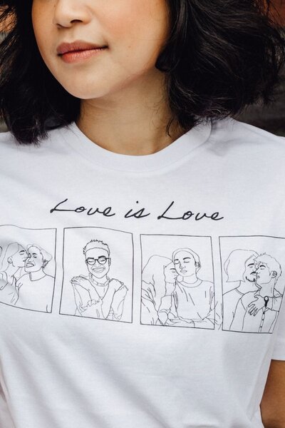 SABINNA Love = Love T-shirt von SABINNA