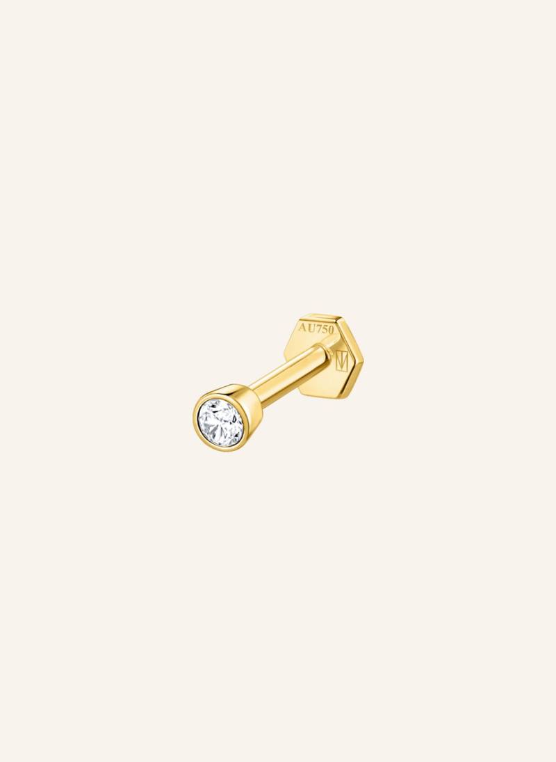 Saboteur Einzel Piercing Stecker Zargenfassung Rund gold Saboteur Einzel Piercing Stecker Zargenfassung Rund gold von SABOTEUR