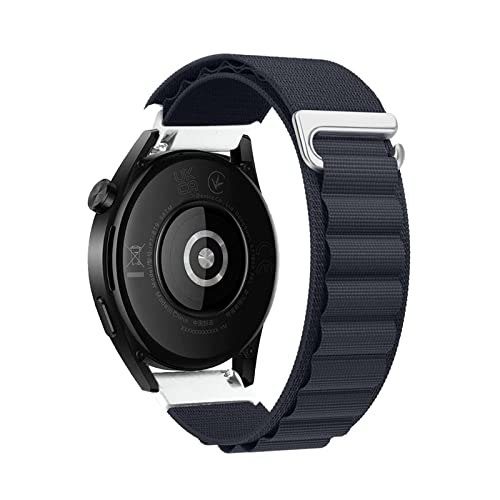 Alpine Loop Armband für Huawei Watch GT2 46mm/Watch GT3 46mm, Huawei Watch GT2 46mm/Watch GT3 46mm Armband Titan G-Haken Nylon Sport Armband Kompatibel mit Huawei Watch GT2 46mm/Watch GT3 46mm (28) von SABSEN