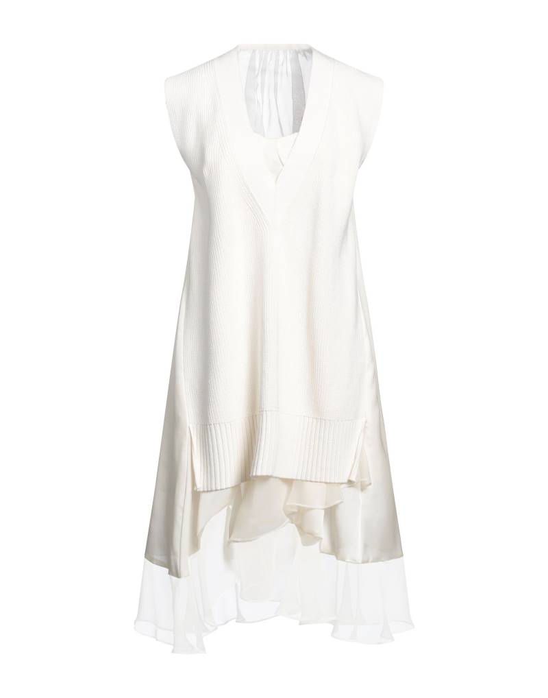 SACAI Mini-kleid Damen Cremeweiß von SACAI