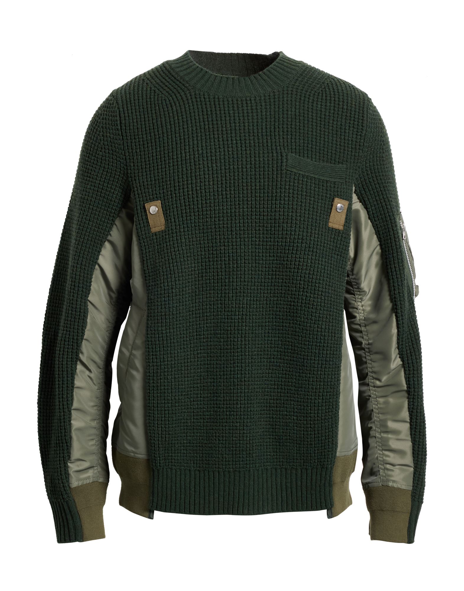 SACAI Pullover Herren Dunkelgrün SACAI Pullover Herren Dunkelgrün von SACAI