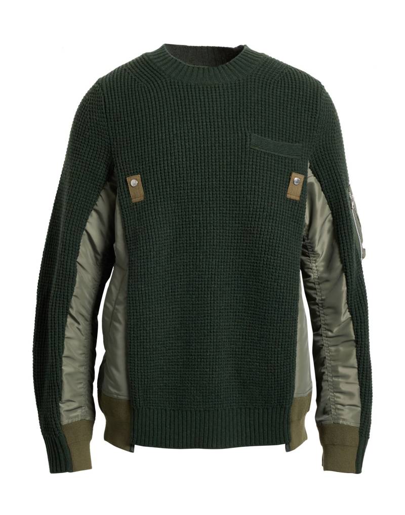 SACAI Pullover Herren Dunkelgrün von SACAI