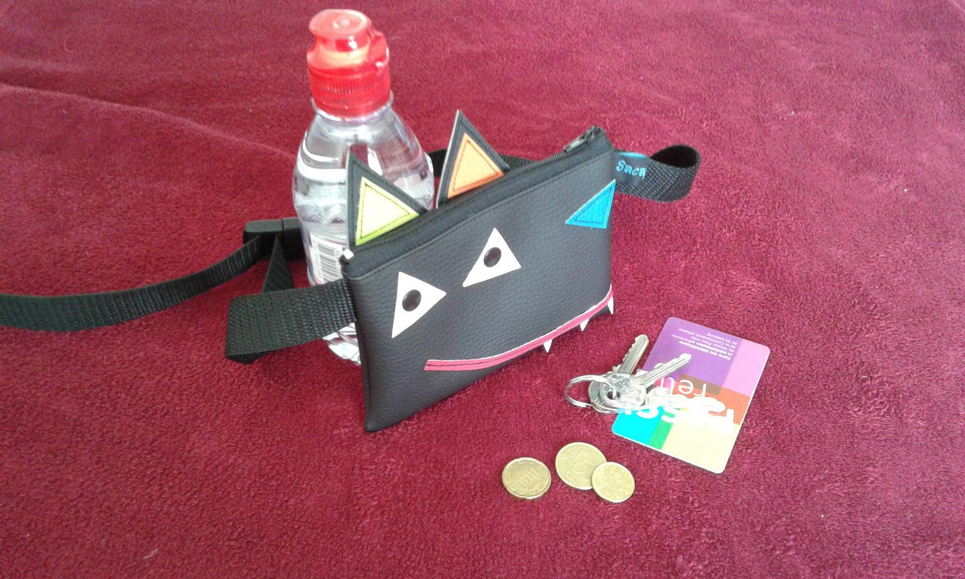 Abdeckung/Satteltasche Kind Wolf Kunstleder von SACAPTILOUP