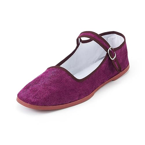 SAEEKO Klassische Damen-Puppenschuhe, lässige China-Puppenschuhe, Baumwolle, Mary Janes, chinesische Tai-Chi-Schuhe, purple velvet, 37 EU SAEEKO Klassische Damen-Puppenschuhe, lässige China-Puppenschuhe, Baumwolle, Mary Janes, chinesische Tai-Chi-Schuhe, purple velvet, 37 EU von SAEEKO