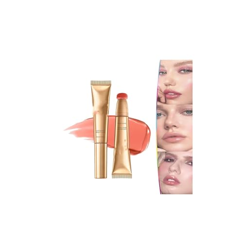 Konturstift und Rougestift 2 in 1, wasserfester und schweißfester Make-up-Stift für Frauen, Konturband und Rouge, Hautton aufhellen, 2 in 1 flüssiger Rougestift für Frauen Konturstift und Rougestift 2 in 1, wasserfester und schweißfester Make-up-Stift für Frauen, Konturband und Rouge, Hautton aufhellen, 2 in 1 flüssiger Rougestift für Frauen von SAELELY