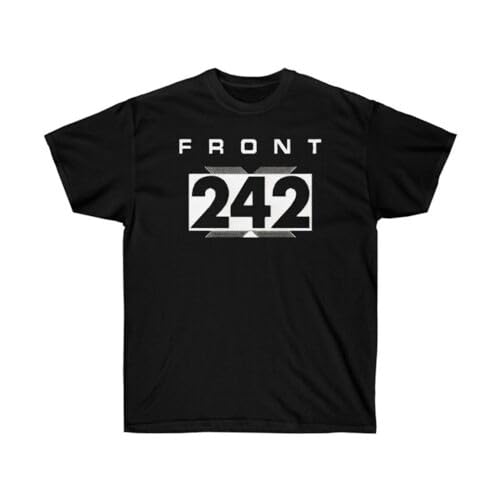 VTG Front 242 Band Heavy Cotton Black Full Size Shirt A252 Black BlackBlackXL VTG Front 242 Band Heavy Cotton Black Full Size Shirt A252 Black BlackBlackXL von SAEODN