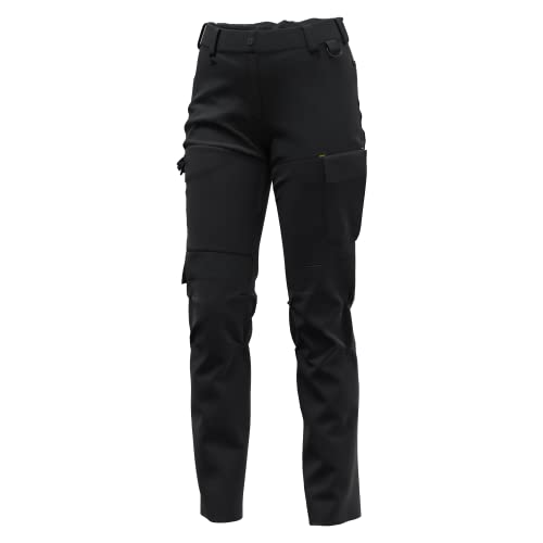 SAFETY JOGGER Arbeitshose Damen - Oak - Cargohose die maximale Flexibilität bieten für Frauen, Hose mit viele Tasche, eine Hammerschlaufe und Fach für Werkzeug, Dunkelblau, 38 von SAFETY JOGGER