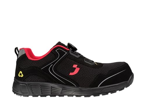 SAFETY JOGGER ECOLOBI S1P Low TLS Sicherheitshalbschuh (Schwarz, EU Schuhgrößensystem, Erwachsene, Herren, Numerisch, Breit, 35) von Safety Jogger