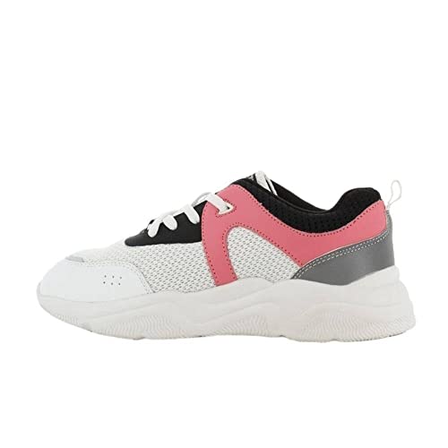 SAFETY JOGGER Leichte Arbeitsschuhe für Damen 37 EU - Sloan - Weiße Turnschuhe mit Reflektoren, Atmungsaktive, Bequeme und rutschfeste Sicherheitsschuhe, für Pflege und Gastronomie, Rosa von SAFETY JOGGER