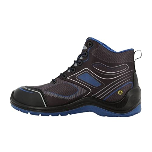 SAFETY JOGGER Sicherheitsschuhe Herren S1P, EU 41, Arbeitsschuhe Hoch, rutschfest, Bequeme und ESD Arbeit Schuhe Männer, Kunststoffkappe Safety Shoes, Metallfrei, auch für Damen von SAFETY JOGGER