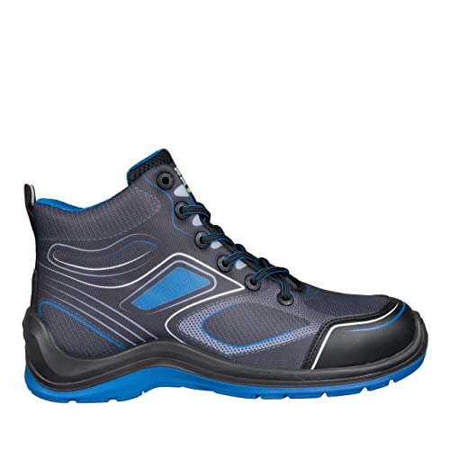 SAFETY JOGGER Sicherheitsschuhe Herren S1P, EU 42, Arbeitsschuhe Hoch, rutschfest, Bequeme und ESD Arbeit Schuhe Männer, Kunststoffkappe Safety Shoes, Metallfrei, auch für Damen von SAFETY JOGGER