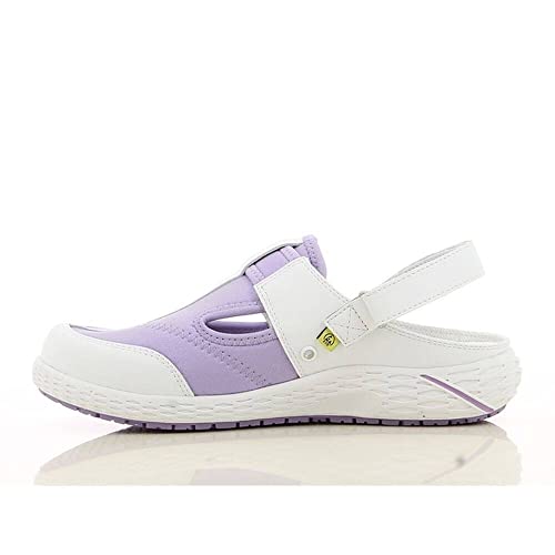 SAFETY JOGGER Sicherheitsschuhe für Damen 36 EU Lila - Aliza - Leichter, Bequemer Klettverschluss Arbeitsschuh, ideal für Pflege, Küche oder Innenbereich, Rrutschfest und Stoßdämpfend von SAFETY JOGGER