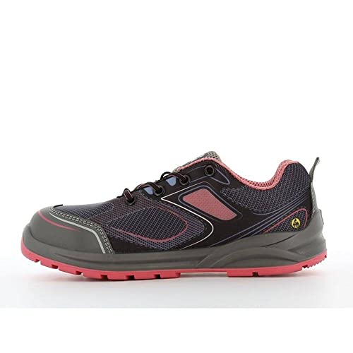 SAFETY JOGGER Sicherheitsschuhe mit Stahlkappe -Rosa EU 35, Bequemer S1P-Arbeitsschuh für Herren und Damen, Cador, rutschfeste und stoßdämpfende Sneaker, ideal für Logistik, BAU und Technik von SAFETY JOGGER