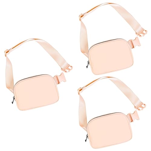 3Er Pack Sportgürtel Hüfttasche Gürteltasche Hüfttasche Für Damen Gürteltaschen Für Damen Trendige Stoff Outdoor Workout Modische Gürteltasche SAFIGLE von SAFIGLE