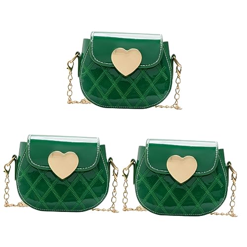 3st Kindertasche Mädchenhafte Kinder Single-umhängetasche Kinder Geldbörse Mädchen Geldbörsen Für Kinder 6-8 Geldbörse Für Kleine Mädchen Damen Geldbörse Pu-Leder Green SAFIGLE von SAFIGLE