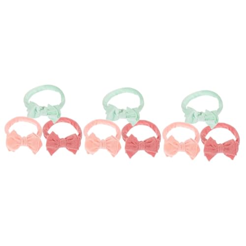 9 Stk Baby-Stirnband Haarband Haarschmuck Haarbänder für Kinder bequemer Babykopfschmuck elastische Stirnbänder für Babys Anmut Stirnband schmücken Kopfbedeckung Kleine Nylon von SAFIGLE