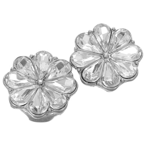 SAFIGLE Modischer Blumen- 2-tlg. Damen-hemd Mit Ärmelknöpfen Und Schimmerndem Strass-design von SAFIGLE