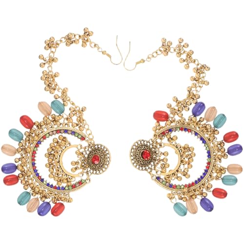 SAFIGLE Böhmische Ohrringe Für Damen Farbige Ethno-ohrringe Im Vintage-stil Bunte Hängeohrringe Mit Glocken-perlen Für Frauen Und Mädchen von SAFIGLE