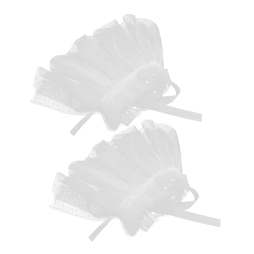 SAFIGLE Modische Mesh-handgelenkmanschetten Kurze Handmanschetten Mesh-tüll-handgelenkmanschetten Hochzeitsarmmanschetten Tanzarmmanschetten von SAFIGLE